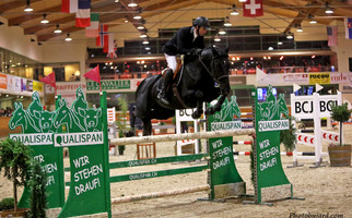 Ombra du Record et Jacky Studer, meilleur cheval CH de 5 ans